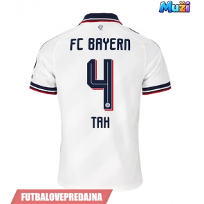 Lacne Muži Futbalové dres Bayern Munich Jonathan Tah #4 2026-27 Krátky Rukáv - Preč